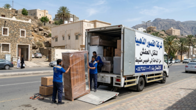 نقل عفش الباحة إلى خميس مشيط